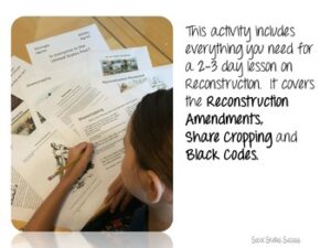 Reconstruction Debate and Primary Sources - Social Studies Success