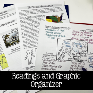 Mexican American War Primary Sources and Writing - Social Studies Success