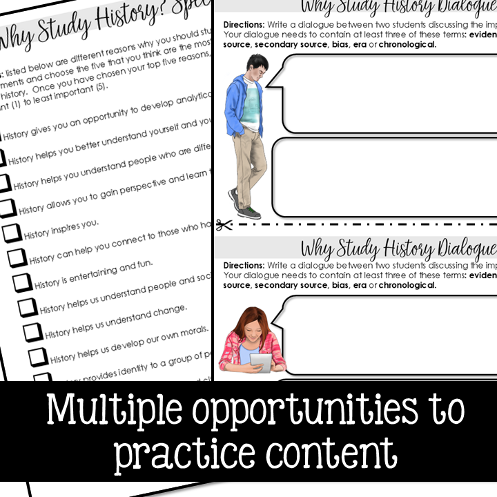 Why Study History? Back to School Activity to Think Like an Historian - Image 4